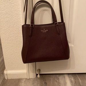 New burgundy Kate spade